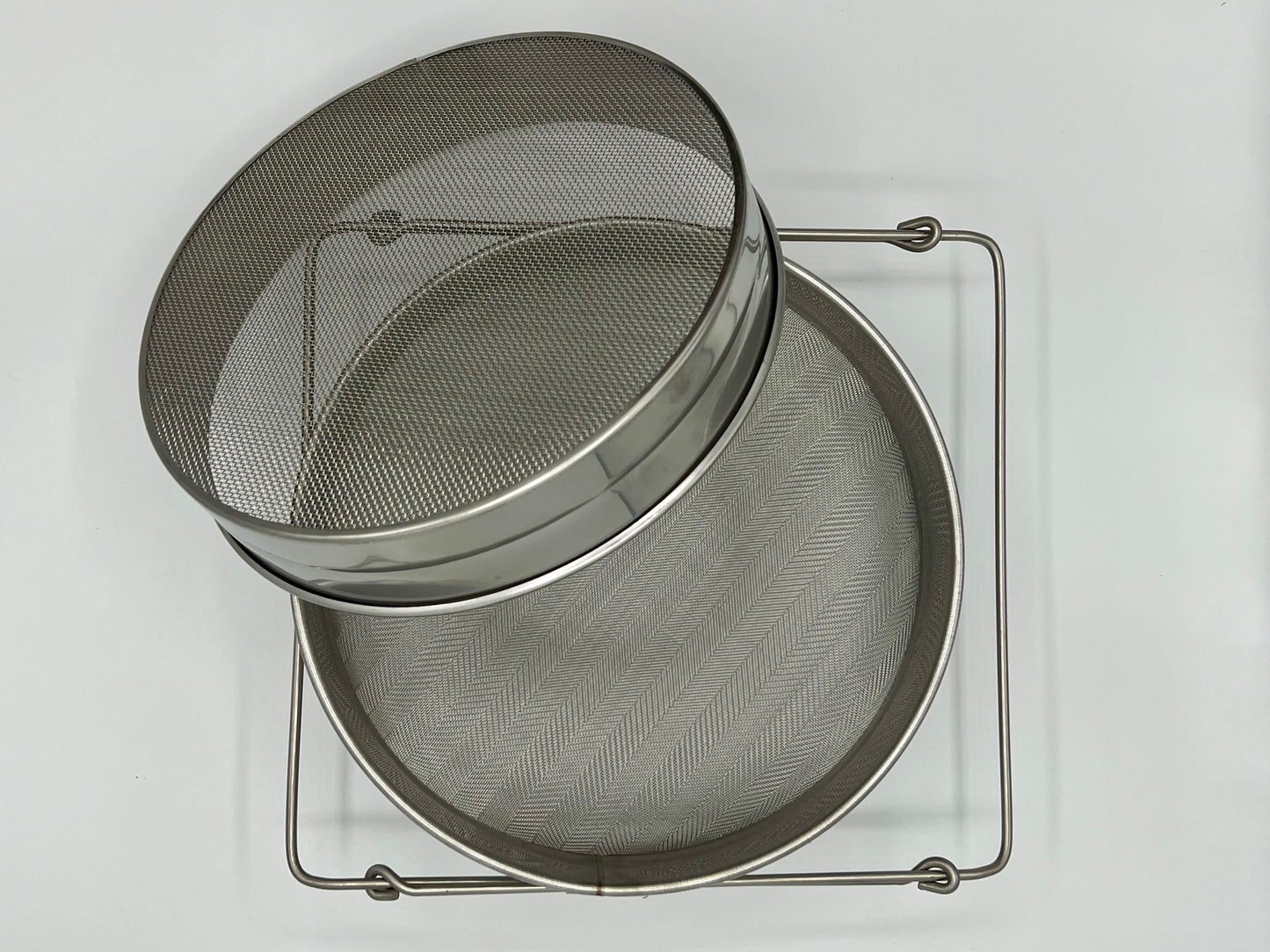 Stainless Steel Double-Sieve Honey Strainer