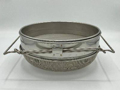 stainless steel double sieve